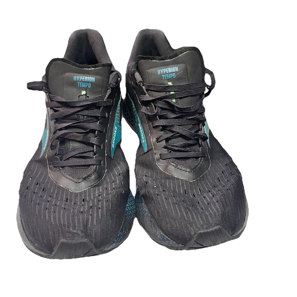 Brooks Hyperion Tempo Men's Running Shoes Black/Green, Size 12 EUC